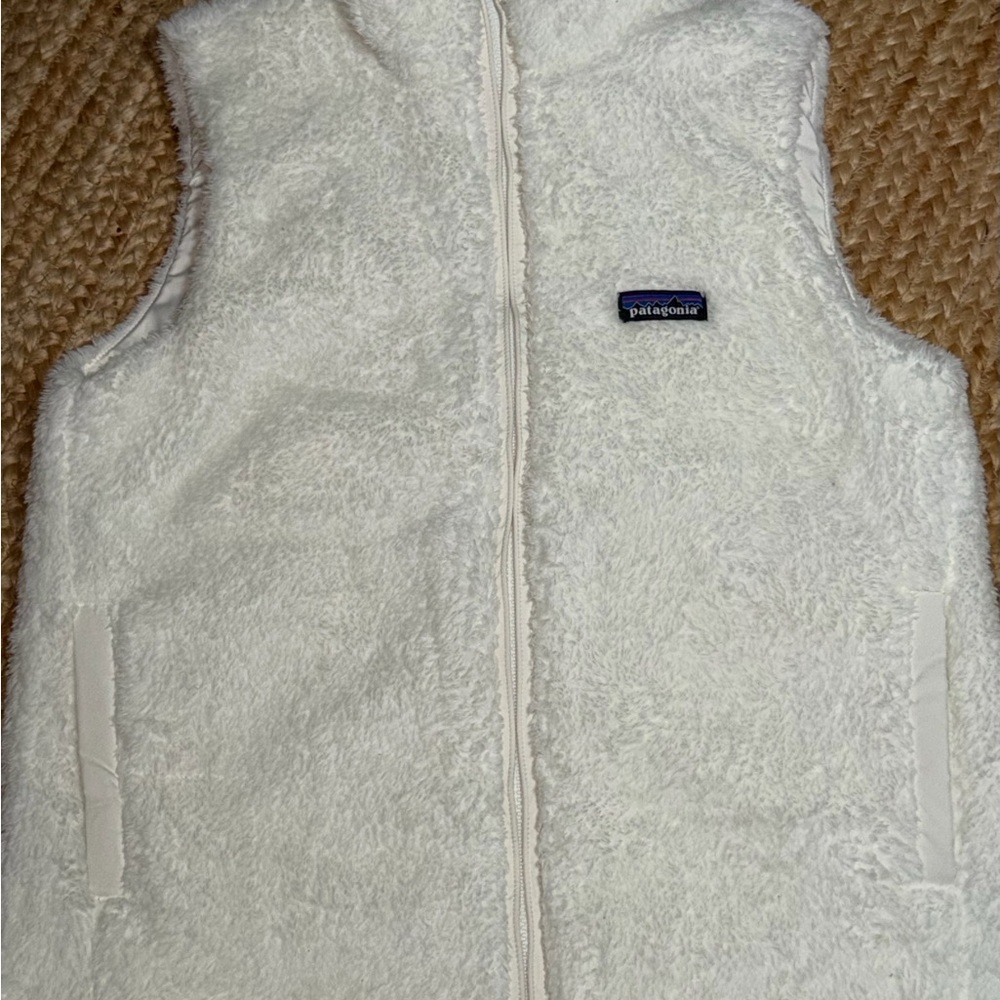 Patagonia Soft White Fleece Vest